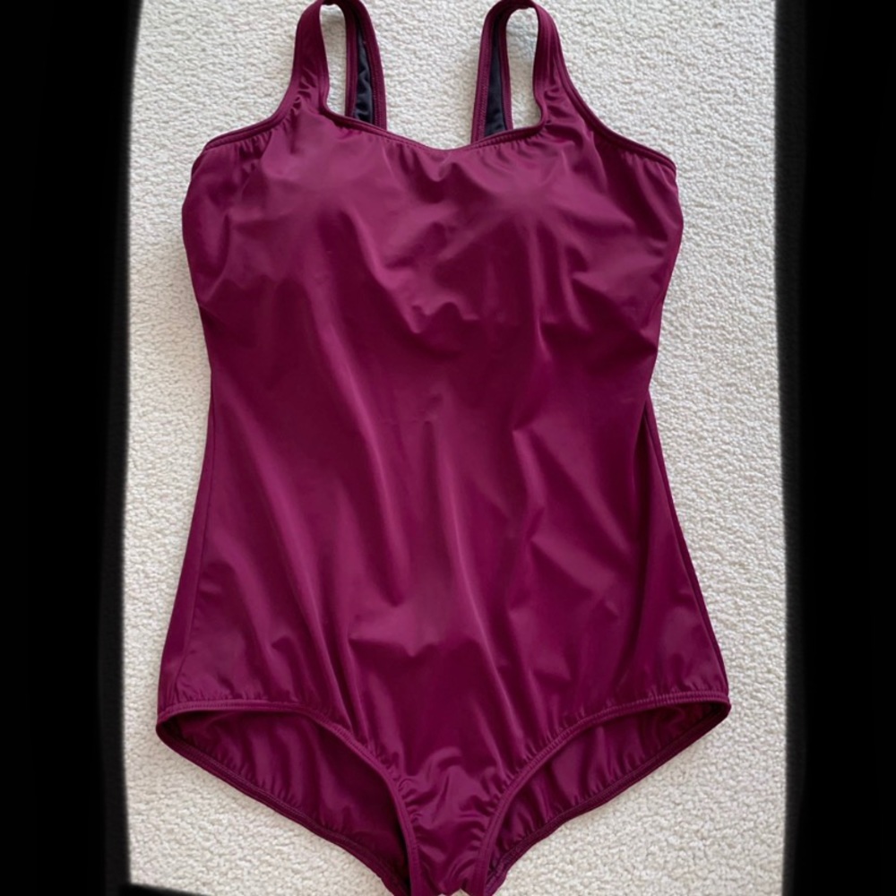 Lands end one piece swimsuit with SPF protection